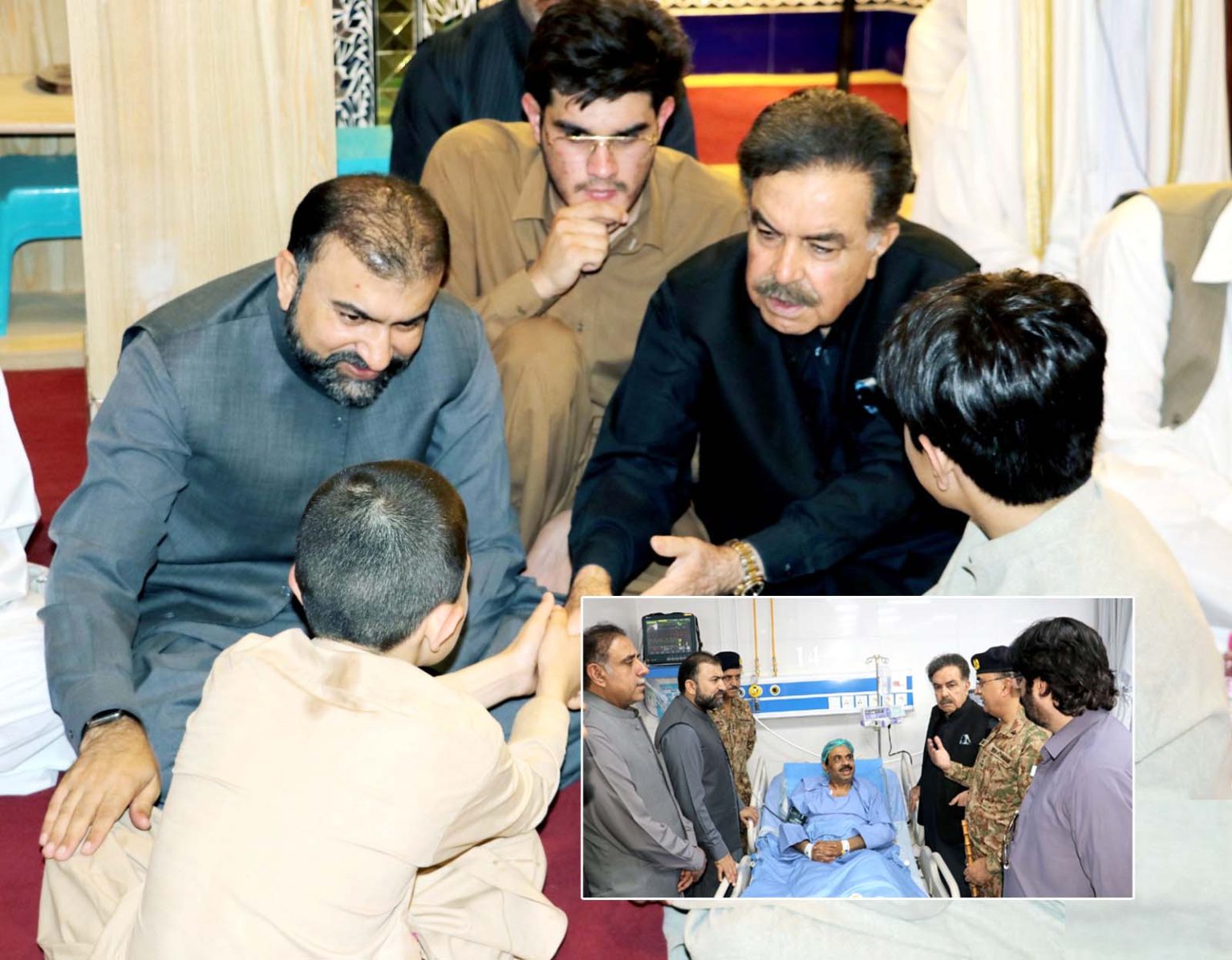 گورنر اور وزیراعلیٰ بلوچستان کی شہید سیشن جج کے بیٹوں سے ملاقات، زیر علاج ایڈیشنل سیشن جج کی عیادت، حکومتی تعاون کی یقین دہانی