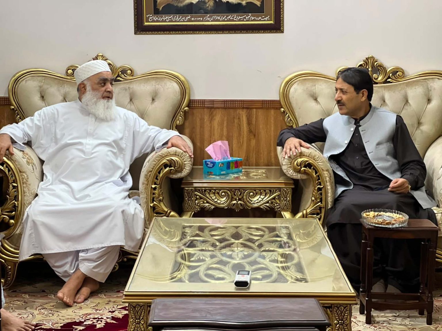 مولانا واسع اور نصر اللہ زیرے کی ملاقات، بلوچستان میں بدامنی کیخلاف مشترکہ لائحہ عمل بنانے پر اتفاق