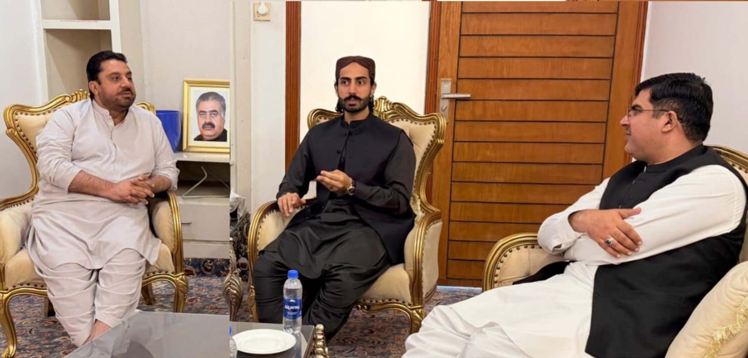 صوبائی مشیر بلدیات نوابزادہ امیر حمزہ زہری سے اپوزیشن رہنماﺅں کی ملاقات، سیاسی و انتظامی امور پر تبادلہ خیال