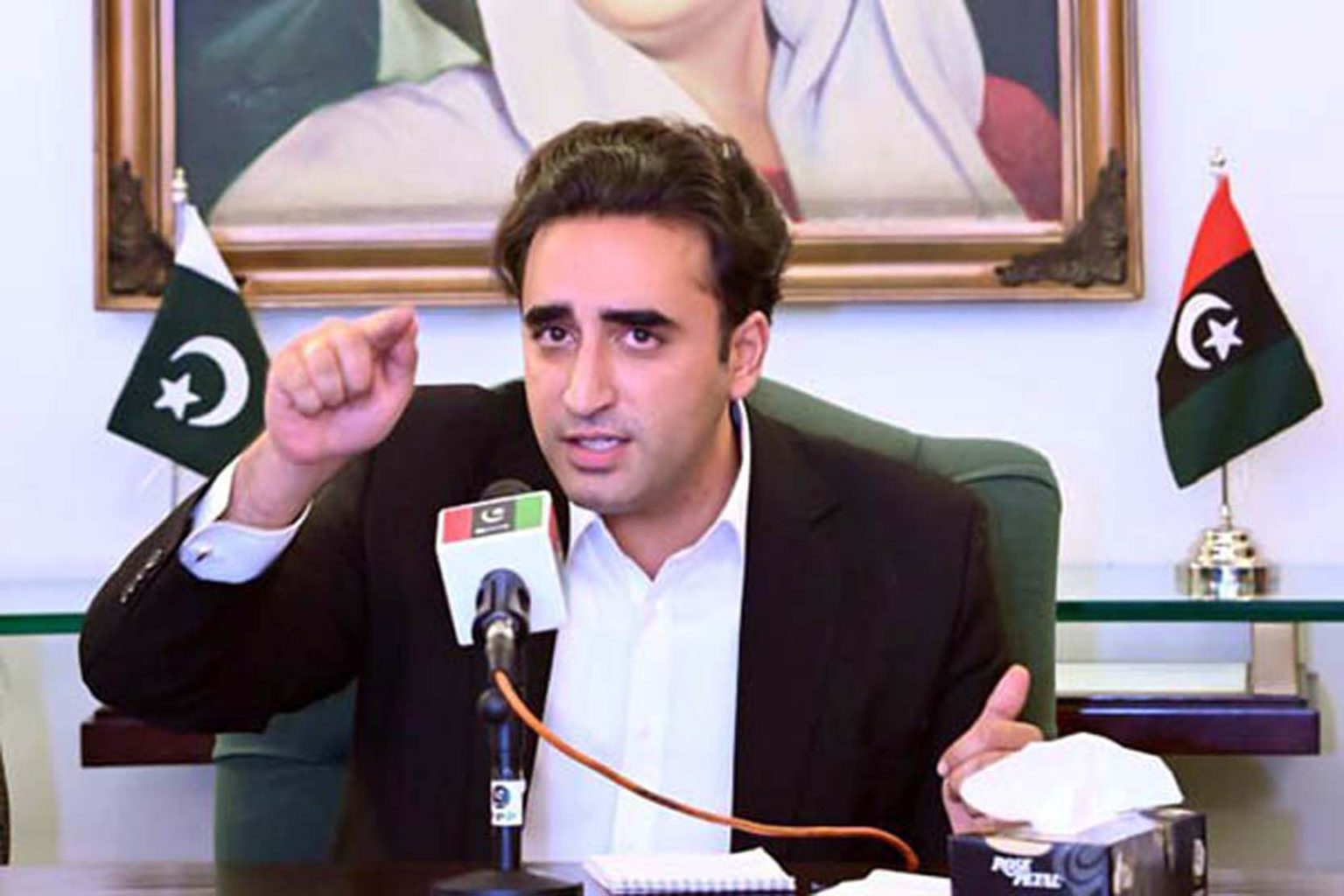 مسلم لیگ ن کشمیری عوام کے ووٹ پر ڈاکا مار رہی ہے، صدر آزاد کشمیر پر حملہ قابل مذمت ہے، بلاول بھٹو
