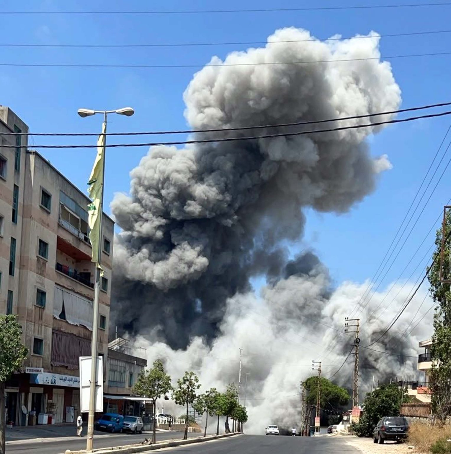 جنوبی لبنان میں فضائی حملے