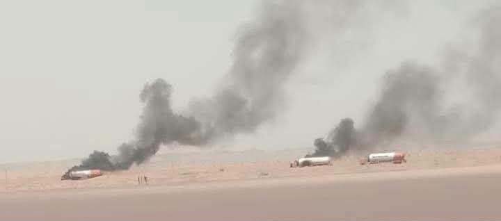 چاغی ایل پی جی بوزر نذر آتش