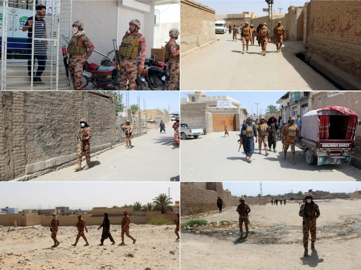 نوشکی سیکورٹی فورسز کا گشت