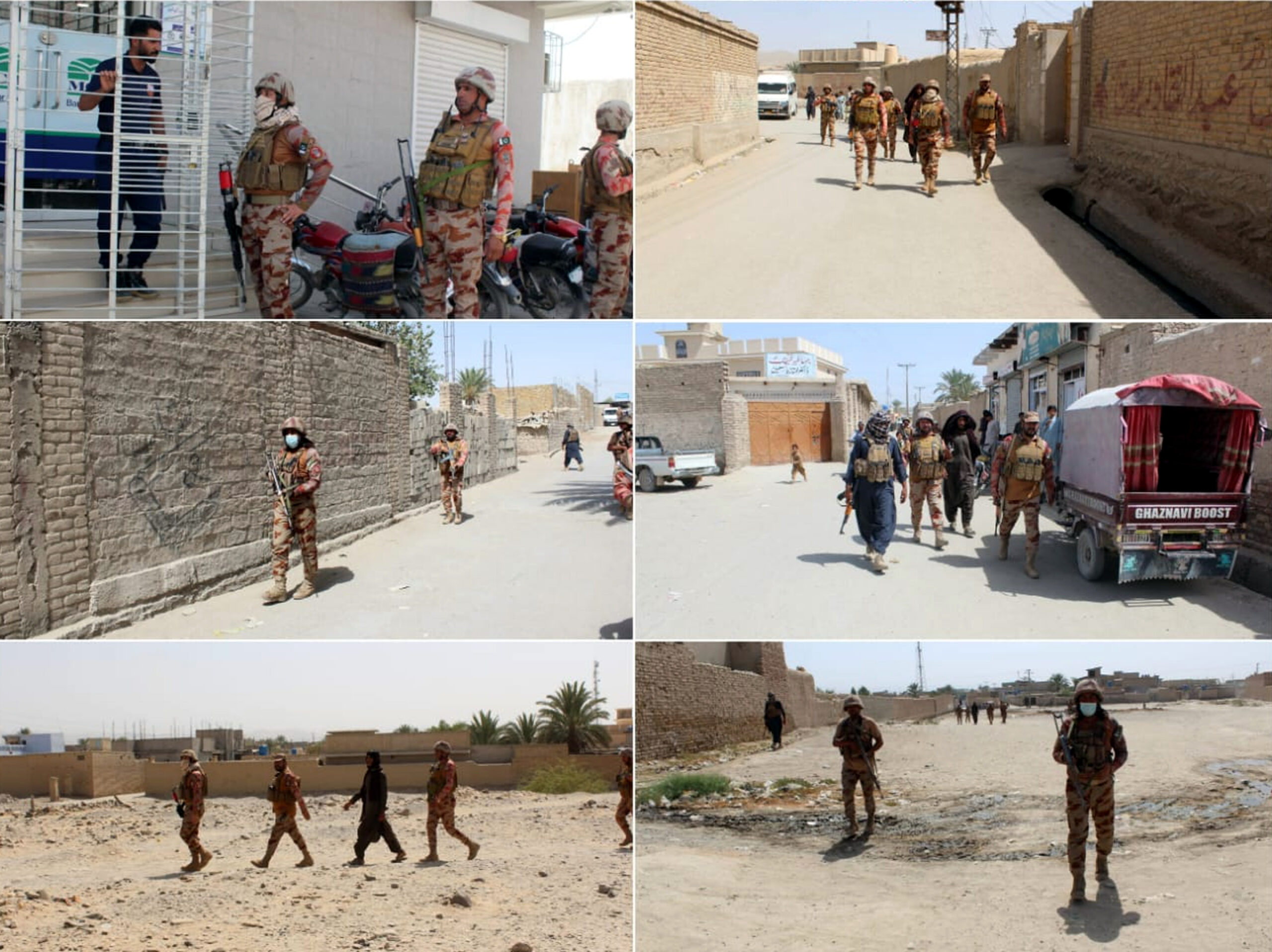 نوشکی سیکورٹی فورسز کا گشت