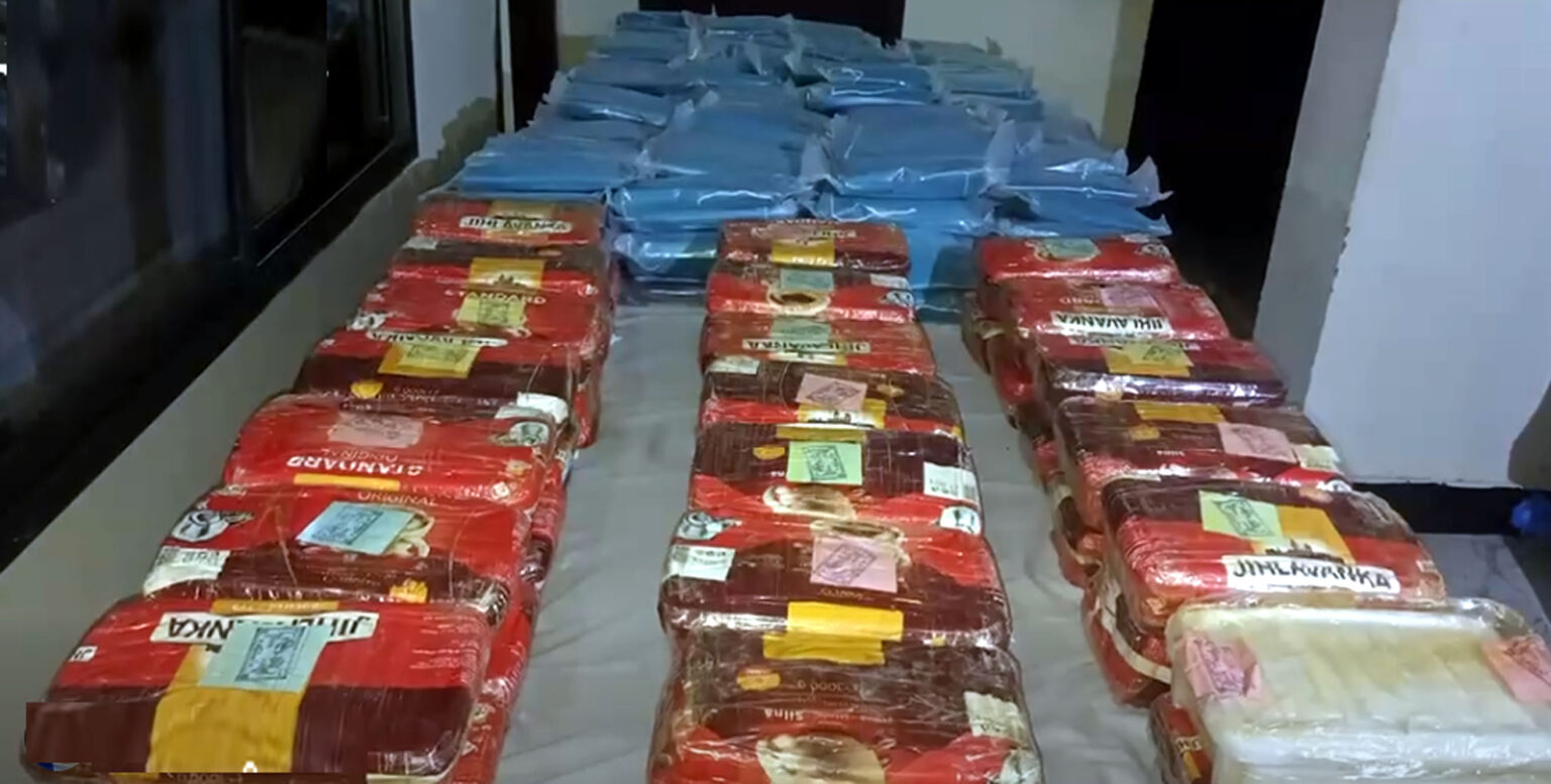 تربت میں کروڑوں روپے مالیت کی منشیات برآمد
